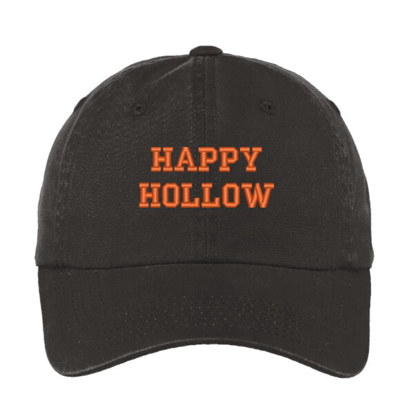 HAPPY HOLLOW - Ladies Garment Washed Cap Thumbnail
