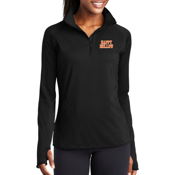 HAPPY HOLLOW - Ladies Sport Wick ® Stretch 1/2 Zip Pullover Thumbnail