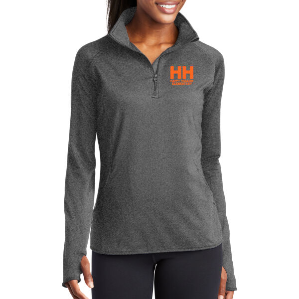 HH Design - Ladies Sport Wick ® Stretch 1/2 Zip Pullover Thumbnail